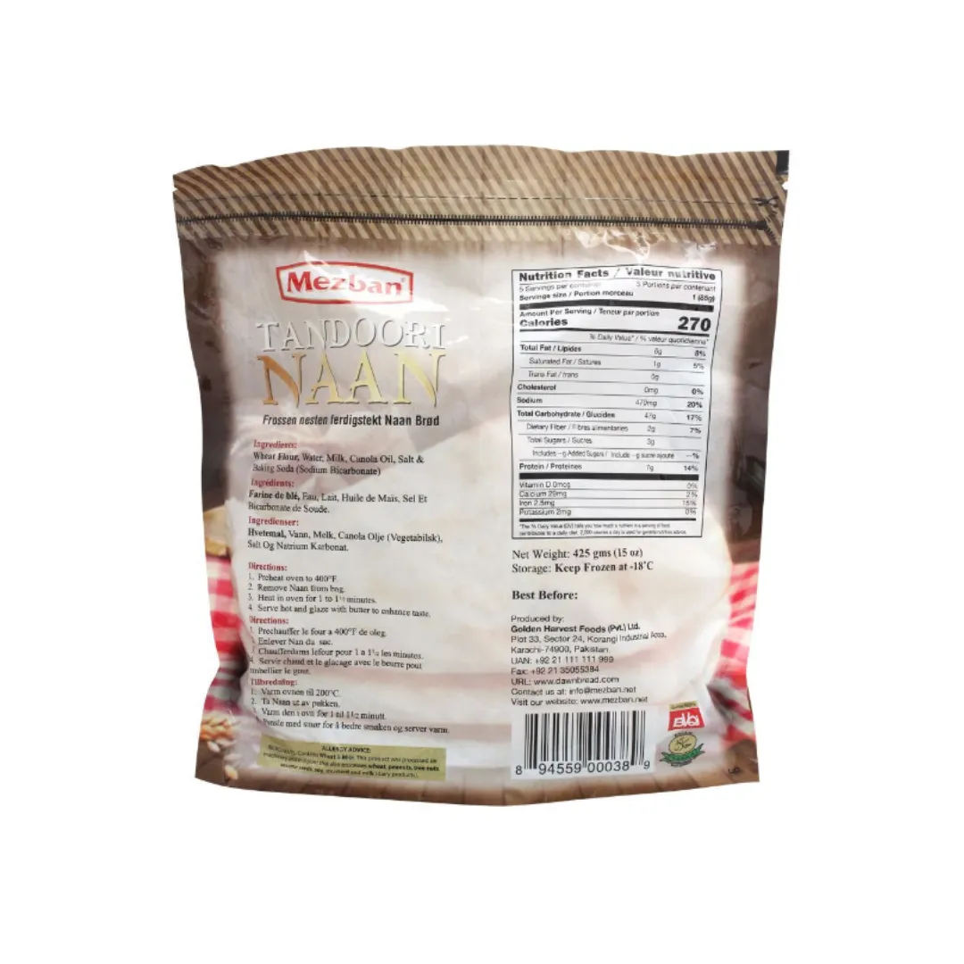 Mezban Tandoori Naan buy online USA - 4