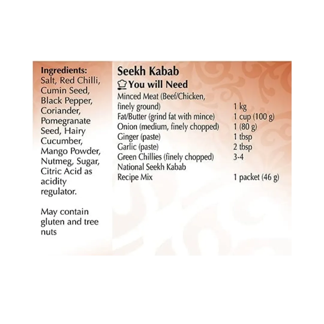 Seekh Kabab Recipe Mix buy online USA - 4