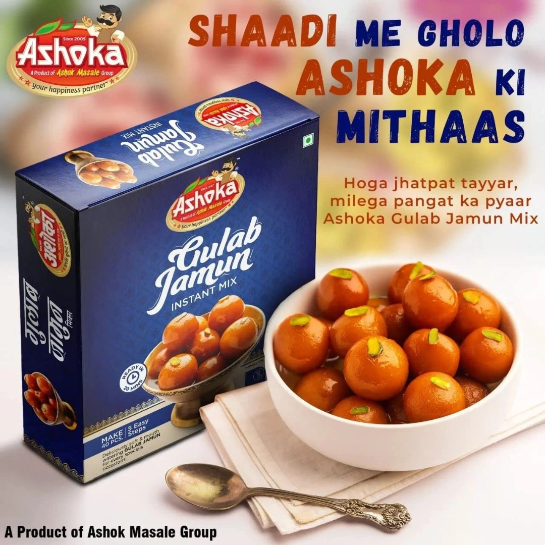 ASHOKA Instant Sweet Gulab Jamun Mix buy online USA - 1