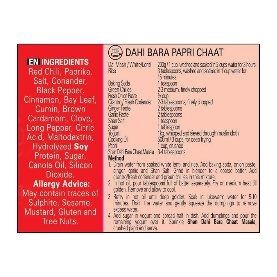 Shan Dahi Bara Chaat Masala buy online USA - 3