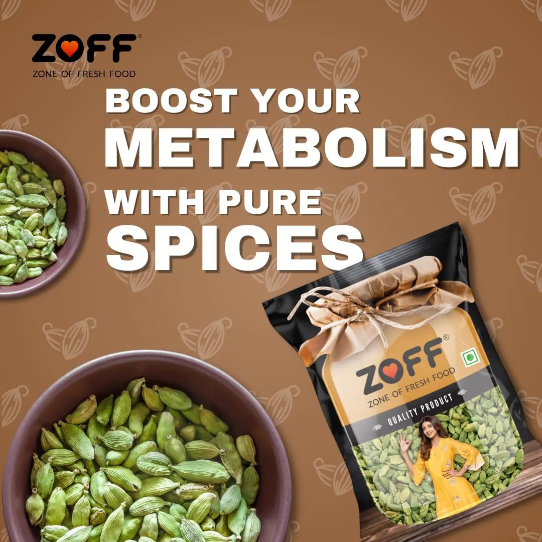 Zoff Green Cardamom (Choti Elaichi) buy online USA - 5