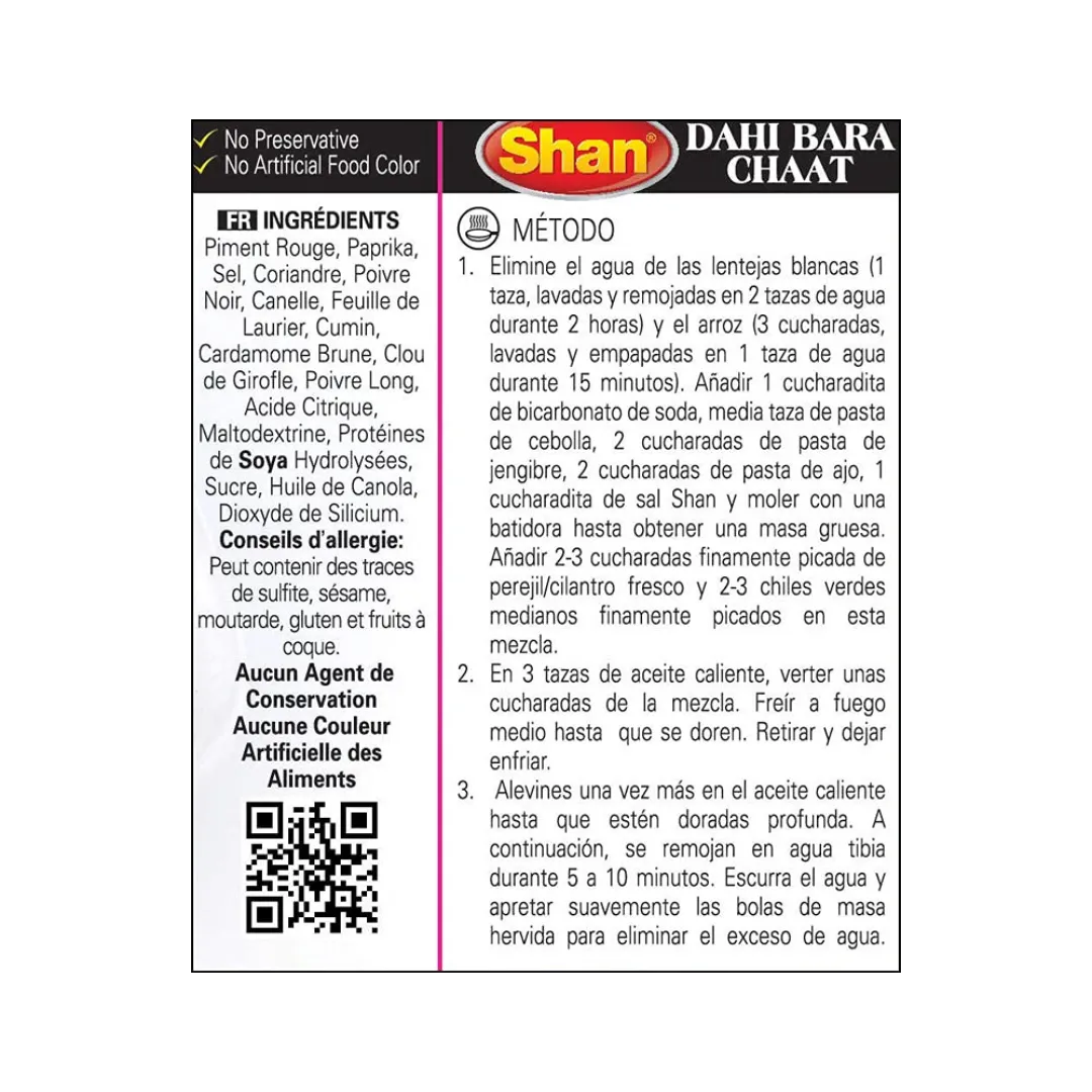 Shan Dahi Bara Chaat Masala buy online USA - 4
